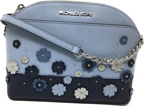 michael kors floral bag blue|Michael Kors fruit bag.